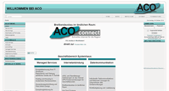 Desktop Screenshot of aco.de
