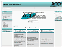 Tablet Screenshot of aco.de