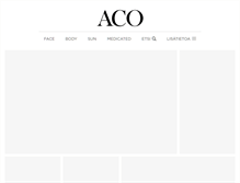 Tablet Screenshot of aco.fi